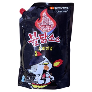 韩国进口三养火辣酱拌火鸡面酱料2kg辣酱汁方便面拌面拌饭酱蘸酱