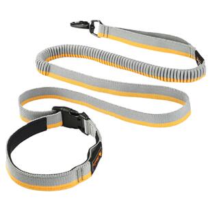 Abpet尼龙宠物跑步牵引绳遛狗牵引带狗狗牵引绳双头跑步围腰带