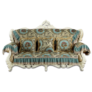 欧式沙发垫套罩四季通用高档123组合沙发沙发垫靠背巾扶手巾定做