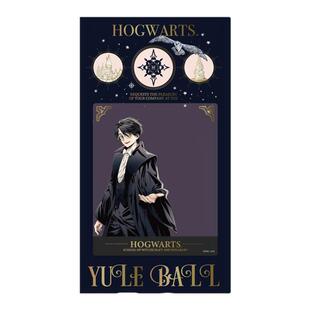 正版官谷哈利波特周边舞会系列合影卡马尔福韦斯莱双子亚克力卡片