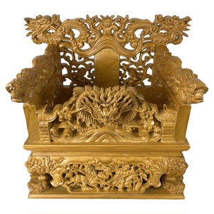 五龙神椅木雕佛像座椅手轿撵轿请椅文椅神明龙椅家用神轿神像宝座