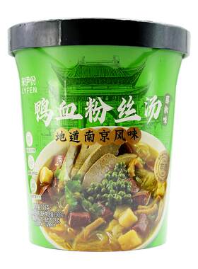 来伊份鸭血粉丝汤170g*5杯方速食