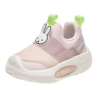 米菲童鞋女童宝宝鞋小童学步鞋发光亮灯鞋2026新款儿童机能稳步鞋