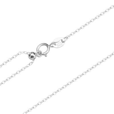 925纯银项链万能针式串珠链素链