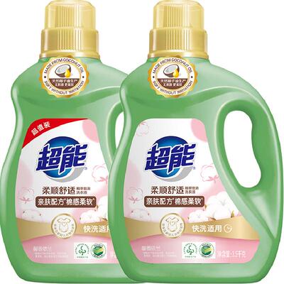 超能柔顺舒适洗衣液囤货组合