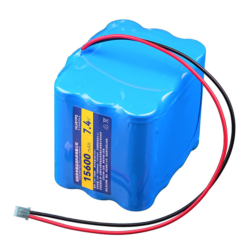 18650锂电池组7.4V可充电带保护板xh插头12节大容量9V户外音响