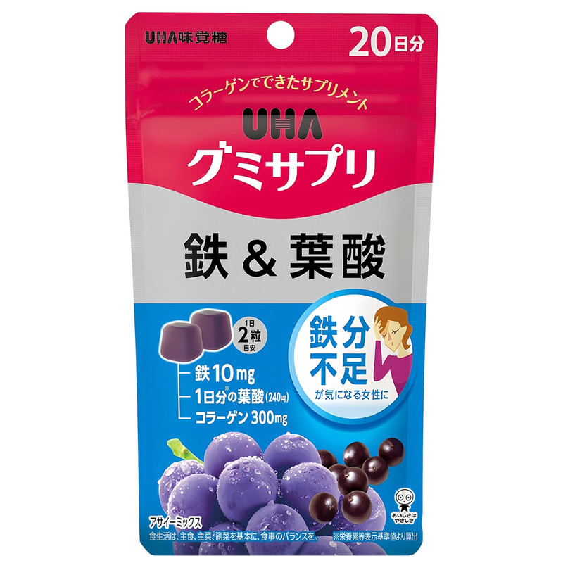 日本进口UHA营养软糖补充维生素