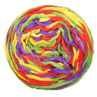 （买5送1)秀丝雅手工编织190g大份量细冰条线围巾帽子勾鞋柔软线