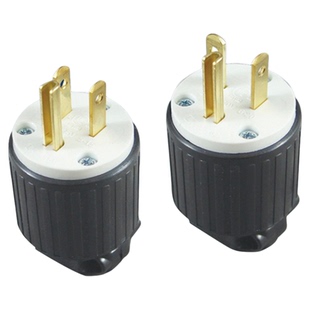 lk美标插头5-15PUL认证电源插头美规美式110V15A20a接线插座母座