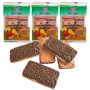 华声鸳鸯饼干夹心饼干酥性8090童年怀旧经典零食老式饼干100克