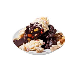 纯可可脂丑墩墩坚果巧克力礼盒装手工巴旦木夹心零食网红八怪黑巧