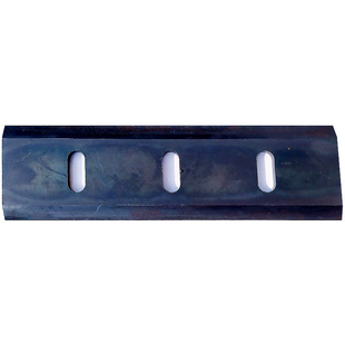 65锰钢铡草机刀片双面双刃两孔三孔家用小型切草碎草动刀定刀底刀