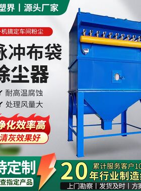 脉冲布袋滤筒除尘器仓顶木工旋风锅炉车间粉尘收集工业环保设备