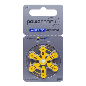 助听器电池 正品德国原装进口powerone电池p10 p13 p312整盒包邮