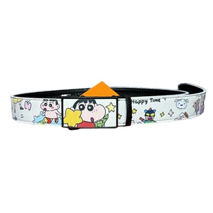 2026新款卡通全卡槽自动扣腰带皮带涂鸦牛皮爆款男学生腰带年轻人