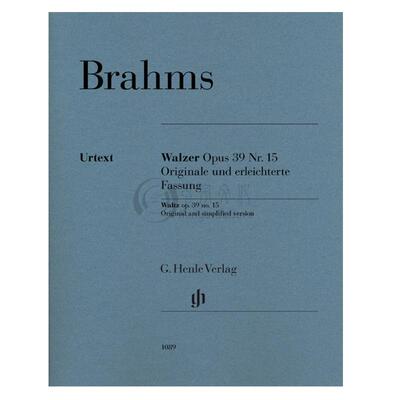 勃拉姆斯钢琴圆舞曲带指法