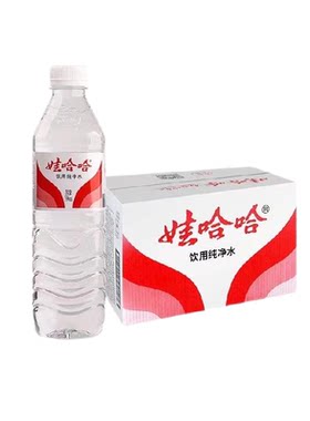 娃哈哈饮用纯净水596ml×24瓶