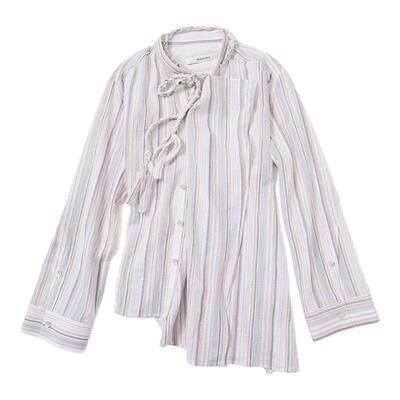 MediumWell春夏麻花两穿衬衫