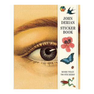 【预售】约翰·德里安贴纸书 John Derian Sticker Book 英文贴纸书原版图书外版进口书籍Artisan John Derian