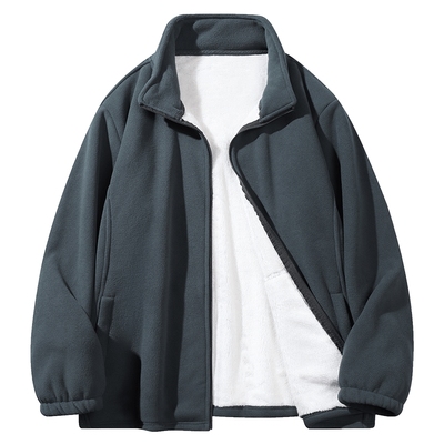 摇粒绒外套内胆冲锋衣加绒加厚