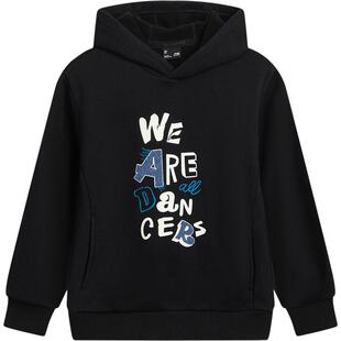 商场同款|李宁儿童加绒连帽卫衣加厚保暖冬季男童装衣服男孩冬装