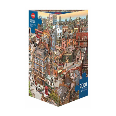 正版heye拼图小镇市场神探夏洛克