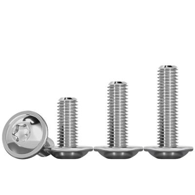 优睿纯钛材质圆头带垫梅花螺丝