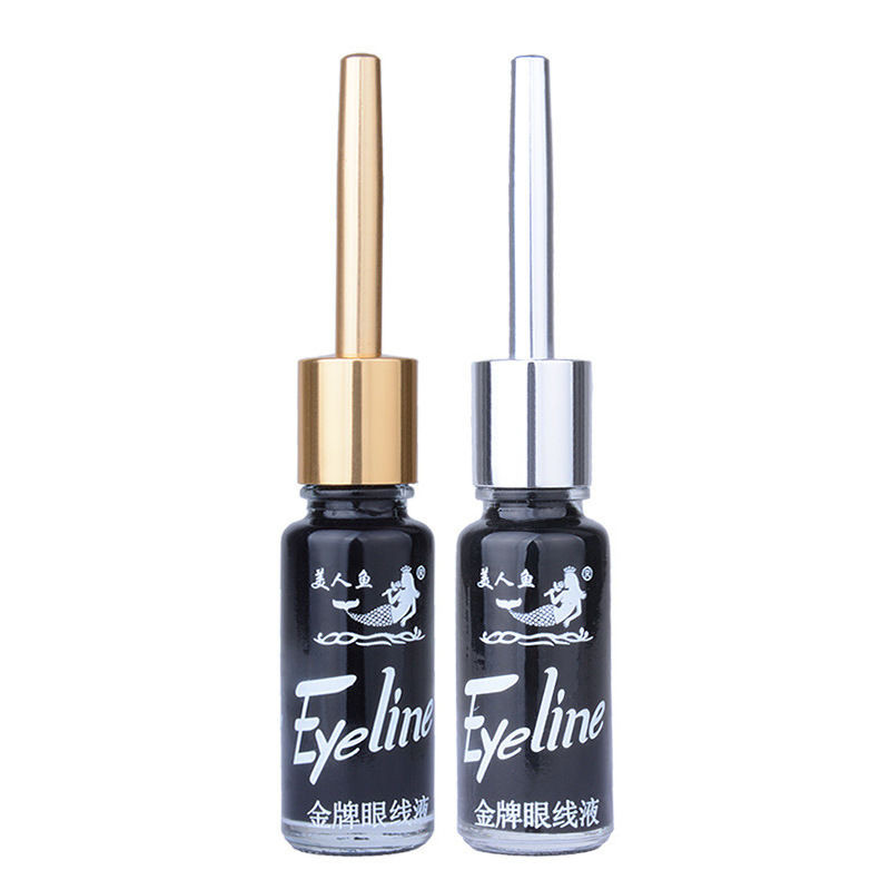 美人鱼金牌眼线液9ml软/硬头防水不晕染美人鱼眼线液正品彩妆包邮