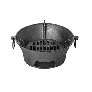 围炉煮茶烤火炉套装2025新款烧烤炉子家用铸铁炉户外取暖器具全套