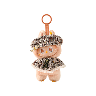 中古风Labubu娃衣甜美时尚套装15cm娃娃衣服含帽子小香风套装潮流