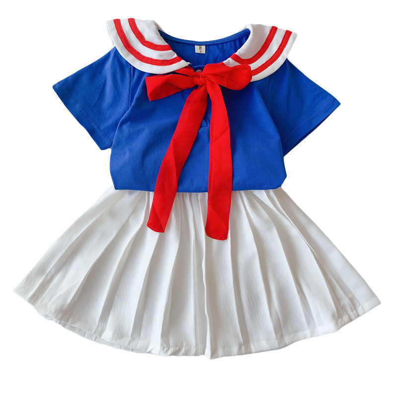 雪纺夏季学院风美少女ins套装裙