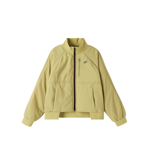 布丁哈鲁秋装童装女童棉服上衣2026秋冬款儿童洋气设计感立领棉衣