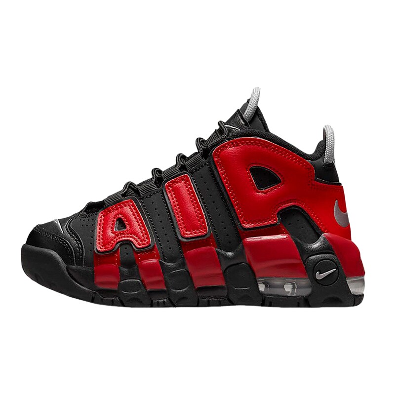 耐克儿童鞋大Air More Uptempo 红黑男女童复古运动鞋DM0019-001