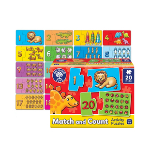 Orchard Toys 匹配和数数拼图游戏 儿童早教益智亲子互动玩具3岁+