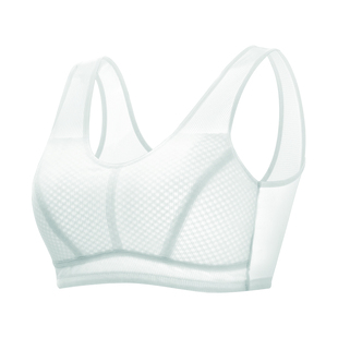 专业跑步速干背心女士运动防震防下垂高强度收副乳网眼美背文胸罩