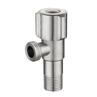 角阀304不锈钢三角阀门开关水家用马桶热水器进水冷一进二出加长