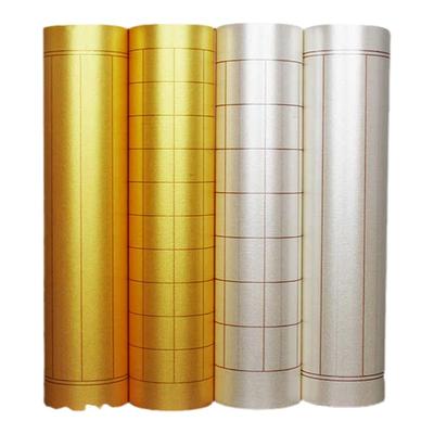 泥金方格宣纸熟宣竖格状元笺毛笔书法作品长卷作品纸参赛专用纸