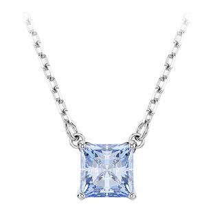 【情人节礼物】施华洛世奇Matrix渐层蓝色项链吊坠配饰