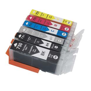 适用佳能PGI-750 CLI-751墨盒CANON IP7270 MG6370 MG7570 MX727 MX927 MG6470 IX6870打印机墨水匣750 751
