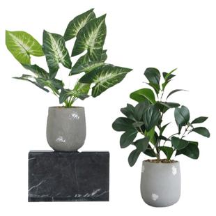 诚艺创意北欧仿真假绿植物盆栽摆件客厅仿真花假花仿生盆景装饰品