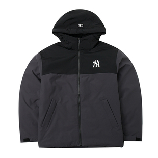 MLB官方正品男女情侣羽绒服 洋基队拼接休闲运动羽绒服外套DJB06