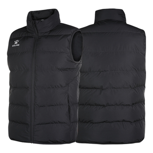 KELME卡尔美儿童马甲男运动学生棉坎肩足球冬季训练服棉外套马夹