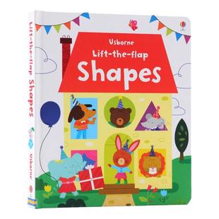 Usborne Lift The Flap尤斯伯恩翻翻书英文原版绘本 Periodic Table 元素周期表 shapes形状图形数字自然认知幼儿科普百科英语读物