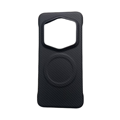 仿碳纤维纹凯夫拉纹无边框贴皮适用荣耀magic7RSR保时捷手机壳荣耀magic6RSR保时捷手机壳男轻奢商务硬壳简约