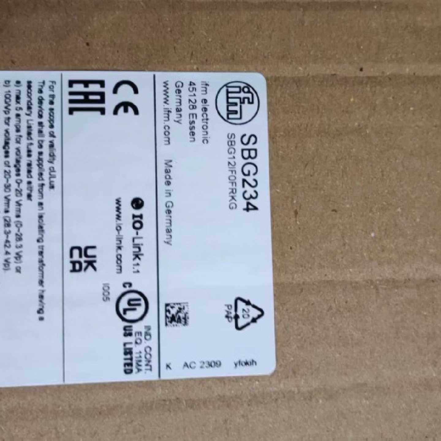 议价IFM易福门全新原装正品SBG234 SBG233 - 实物图