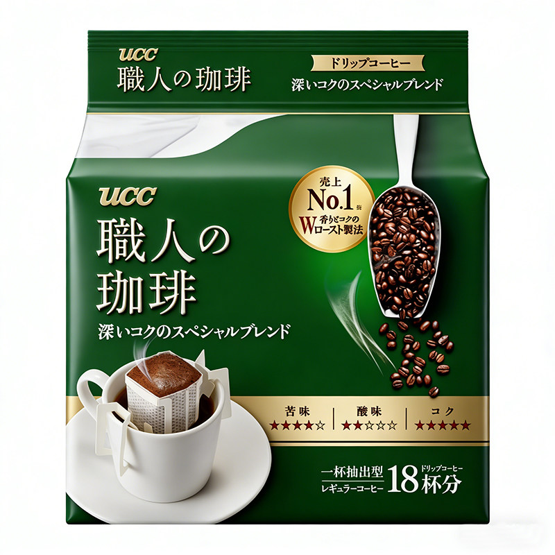 ucc悠诗诗滴滤式职人包装咖啡粉