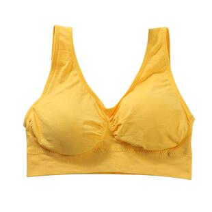 浪莎妈妈内衣女中老年文胸冬季薄款运动背心式大码聚拢无钢圈美背