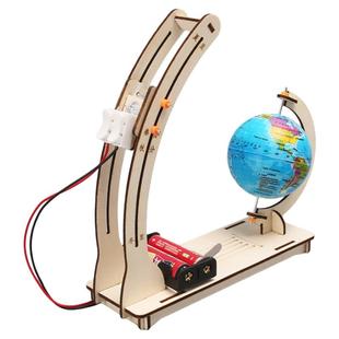 地球昼夜交替演示模型手工diy小学生六年级物理教具自制科学实验