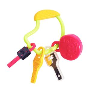 日本进口婴幼儿手摇铃0-1岁宝宝益智早教手抓钥匙玩具抓握可啃咬