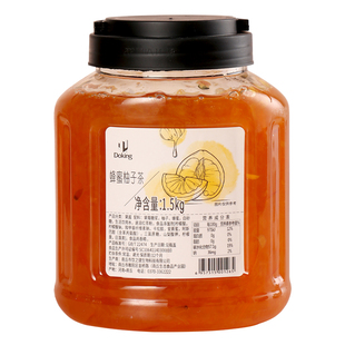 盾皇蜂蜜柚子茶果酱1.5kg 柠檬百香果玫瑰桂花茉莉花酱奶茶店专用